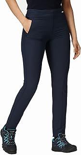 Regatta Womens Pentre Stretch Water Repellent Walking Trousers - Navy