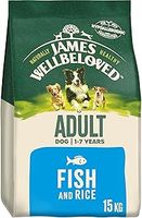 James Wellbeloved Adult Fish & Rice 15 kg Bag, Hypoallergenic Dry Dog Food