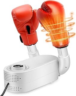 NZQXJXZ Boxing Glove Dryer, Shoe Dryer, Boot Dryer & Boot Warmer with Intelligent Timer, Foldable Design & Quick Drying Electric Punching Gloves Dryer, Effectively Eliminates Odors(UK Plug)