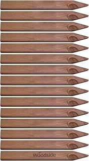 Woodside Square Pressure Treated Wooden Fence Posts/Stakes Garden Fencing Pegs 15 PACK