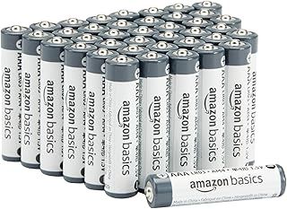 Amazon Basics 40-Pack AAA Alkaline Industrial Batteries, 1.5 Volt, 5-Year Shelf Life