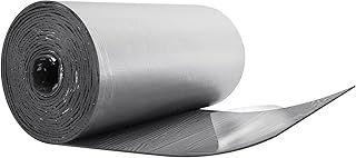 Dripex Self Adhesive Aluminium Foil Insulation, Thermal Soundproof Cotton Layer, Heat Reflector & Radiant Barrier, Ideal for Roofs, Walls & Camper, 5mm, 0.5m x 10m(5㎡)