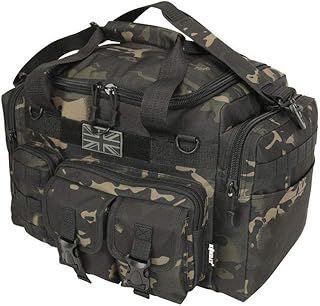*New* Kombat Tactical Saxon 35 Litre Holdall Multi Terrain Black BTP Black Military Special Forces Holdall
