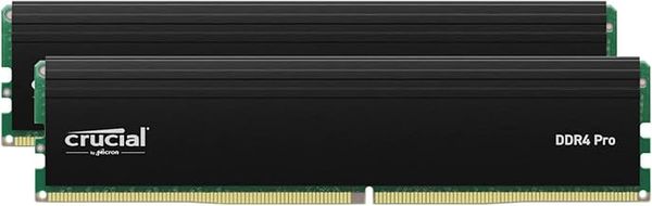 Crucial Pro DDR4 RAM 32GB Kit (2x16GB) 3200MHz, Intel XMP 2.0, Computer Memory (PC) - CP2K16G4DFRA32A