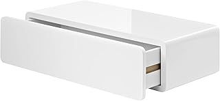White CASSY FLOATING Drawer Shelf 51x27x14cm