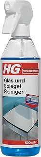 HG Glass and Mirror Cleaner, Streak-Free Glass Cleaner, Effectively Removes Grease & Dirt from Windows & Surfaces Quickly - 500ml Spray (142050106)(Packing May Vary)