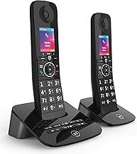 BT Premium Cordless Landline House Phone with 100 Percent Nuisance Call Blocker, Mobile Sync, Digital Answer Machine, Twin Handset Pack