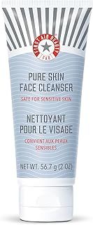 First Aid Beauty - Pure Skin Face Cleanser, Effectively Removes Makeup, Dirt, and Impurities, Gentle Cleanser Leaves Skin Soft & Supple, Safe for Sensitive Skin, Fragrance Free, 56.7g