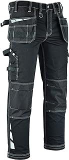 MS9 Mens Hi Viz Cargo Combat Holster Pockets Tactical Working Work Trouser Trousers Pants Jeans