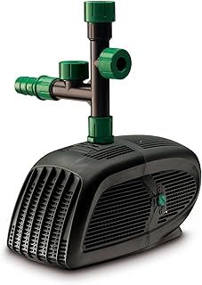 Blagdon Midipond High Performance Pond Pump to Run Fountains, Waterfalls & Filters, 5 Fountain Heads, Adjustable Extension Pipes, Fittings Included, Easy Clean, for Ponds up to 3582 Litres, Black