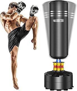 Dripex Adult Free Standing Boxing Punch Bag, Heavy Duty Punching Bag Stand with Suction Cup Base - 69''