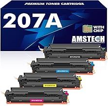 207A 207X 207 Toner Cartridge With Chip Multipack for HP Color LaserJet Pro MFP M283fdw M255dw M283fdn M282nw M255nw W2210A W2211A W2212A W2213A Ink - Black Cyan Yellow Magenta