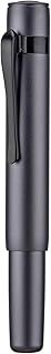 Hongdian M2 Black Forest Mini Fountain Pen, Extra Fine Soft Nib & Sleek Shape Aluminium Short Pocket Travel Pen (Space Gray)
