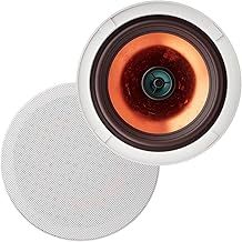 Herdio 150 Watts 6.5 Inches Ceiling Bluetooth Speakers For Office,Kitchen,Living Room,Bathroom,7.6 Inch Cutout Diameter(1 Pair)