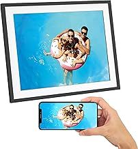AGFA PHOTO - 17" High-resolution Digital Photo Frame with Touchscreen, Wi-Fi, 32 GB Memory, Instant Photo and Video Sharing - Realiview Model - Black