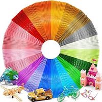 3D Pen PLA Filament Refills - Wiseten 20 Colors 3D Printing Pen Filament 1.75mm, 16.4 Feet per Color Total 328 Feet for Most Intelligent 3D Pen 3D Printer