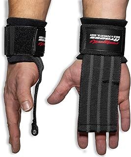 Fast Grip Lifting Straps Strength Training (+ Training Plans) Professional Quick Release with Metal Bolts for Powerlifting, Crossfit & Fitness - Lifting Straps for Men and Women