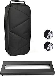 Pedal Board for Guitar Bass Effects Pedal Small Mini Pedalboard with Carry Bag, 2PCS Pedal Board Tape 15 x 5 inch
