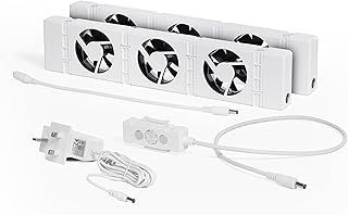 Radiator Fan Duo Set – Set of 2 radiator fans - Energy efficient – 2x faster heating - Up to 22% energy savings – Easy to install – Whisper quiet - Dutch product