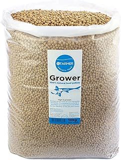 Koi carp 30% protein GROWER pond feed all natural pellets (Adult size) 10kg
