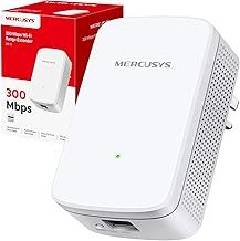 MERCUSYS ME10 N300Mbps WiFi Extender Booster, Easy One-Touch Setup, Internet Booster, Ethernet Port, EasyMesh, Access Point,WiFi Repeater,TP-Link WiFi Extender,App Control Easy Setup,UK Plug
