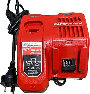 Milwaukee M12-18C M12-M18C Multi Fast Charger, 230 - 240 V, One Size, 50/60 Hz, 90 W