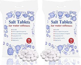 WATER SOFTENER SALT TABLETS 10KG 2 packs large saving
