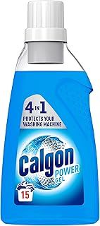 Calgon 4-in-1 Washing Machine Cleaner and Water Softener Gel 750 ml, Removes Limescale, Residue, Dirt, Rust & Malodours, Deep Clean