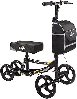 Knee Scooter，Steerable Knee Walker Economical Knee Scooters for Foot Injuries Best Crutches Alternative