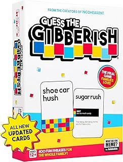 WHAT DO YOU MEME? Incohearent Family Edition - The Party Game Where You Compete to Guess The Gibberish (Cover May Vary)
