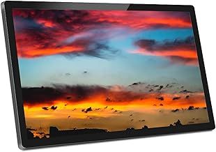 HZEPDVT 22-inch, 24-inch, 27-inch, 32-inch Digital Photo Frame, IPS Display, 1080P HD Screen, Wall-mounted Advertising Machine, Easy To Set Up(Black,22 inch)
