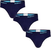 OddBalls | Mens Briefs Multipack | 3 Pack | Classic Fit | Mens Underwear | Hipster Boxer Briefs | Cotton Briefs | Elastic Waistband