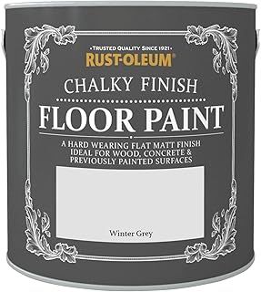Rust-Oleum Chalky Finish Floor Paint Winter Grey 2.5lt