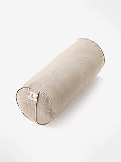 Yogamatters Hemp Buckwheat Bolster | Eco Friendly | Removable Cover | Yoga Bolster Cushion for Restorative Yoga and Meditation
