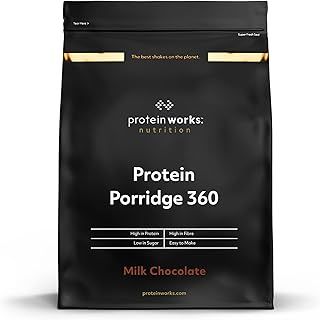 Protein Works - High Protein Porridge 360 | Low Sugar Breakfast | Added Vitamins | Low GI, Wholegrain Oats | High Fibre | Milk Chocolate | 2kg