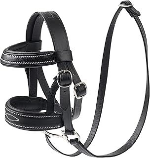 LeMieux Toy Pony Bridle Black - Real Design with Metal Bit & Reins Leather - Delicate Stitching Detail - Educational Toy - Wipe Clean - Handmade - Suitable for Ages 8+