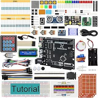 Ultimate Starter Kit with Board V4 (Compatible with Arduino IDE), 274-Page Detailed Tutorial, 217 Items, 51 Projects