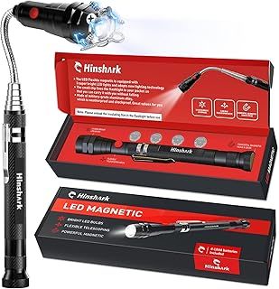 Hinshark Gifts for Men, LED Magnetic Tool Mens Gifts for Dad Gifts for Men Who Have Everything, Mens Gifts for Birthday Gifts for Men Gadgets for Men Gifts for Valentines, Valentines Gifts for Him/Her