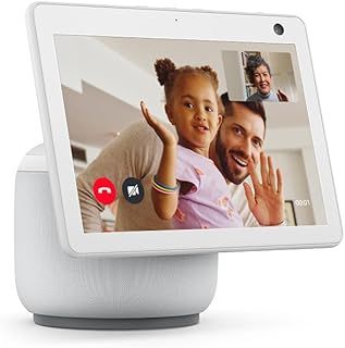 Echo Show 10 (Newest gen) | HD smart display with motion and Alexa | Charcoal Fabric
