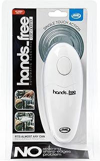 JML Electric Can Opener - One Touch Automatic Tin Opener for Clean, Fast and Effortless Opening, Magnet for Mess Free Lid Disposal - Kitchen Tools & Gadgets for Arthritis & Reduced Mobility Users