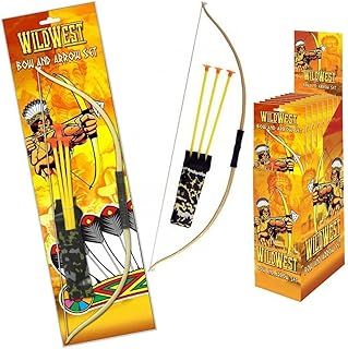 Kids Bow Arrow Play Set Toy Plastic Archery Game Cowboys Indians Outdoor Garden