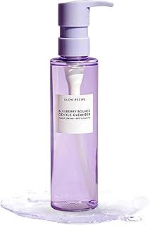 Glow Recipe Blueberry Bounce Hyaluronic Acid Foaming Cleanser - Pore-Refining + Hydrating Gentle Face Cleanser with AHA - Vegan + Cruelty-Free Face Wash for Sensitive Skin (160ml / 5.4oz)