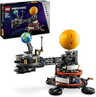 LEGO Technic Planet Earth and Moon in Orbit Model Building Set, Outer Space Toys for 10 Plus Year Old Kids, Boys & Girls, Solar System Toy for Imaginative, Independent Play, Birthday Gift Idea 42179