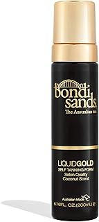 Bondi Sands Liquid Gold Self-Tanning Foam, Enriched with Argan Oil, Vegan + Cruelty Free, Coconut Scent, 200mL