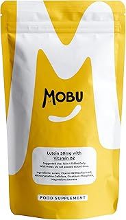 Lutein 50mg and Vitamin B2 | 120 Tablets | Vision Support | Eye Care Supplement | Eye Vitamins | Vegan GMP Approved | MOBU UK