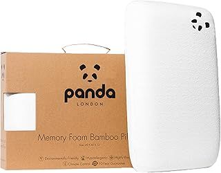 Panda London Bamboo Memory Foam Pillow - Orthopaedic Support, Bamboo Cover, 30-Night Trial