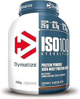 Dymatize ISO 100 Gourmet Chocolate 2,2 kg - Whey Protein Hydrolysat + Isolat Powder