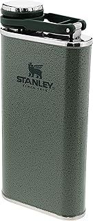 Stanley Classic Wide Mouth Flask 0.23L with Never-Lose Cap - Wide Mouth Stainless Steel Hip Flask for Easy Filling & Pouring - BPA-Free Leakproof Flask Alcohol