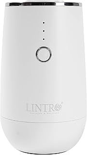LINTRO - Waterless Portable Essential Oil Diffuser, Rechargeable USB Type-C, Aromatherapy 100% Pure Essential Oil Nebulising Diffuser For Car, Office, Bedroom,Spa