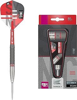 Target Darts Sync 80% Tungsten Swiss Point Steel Tip Darts Set